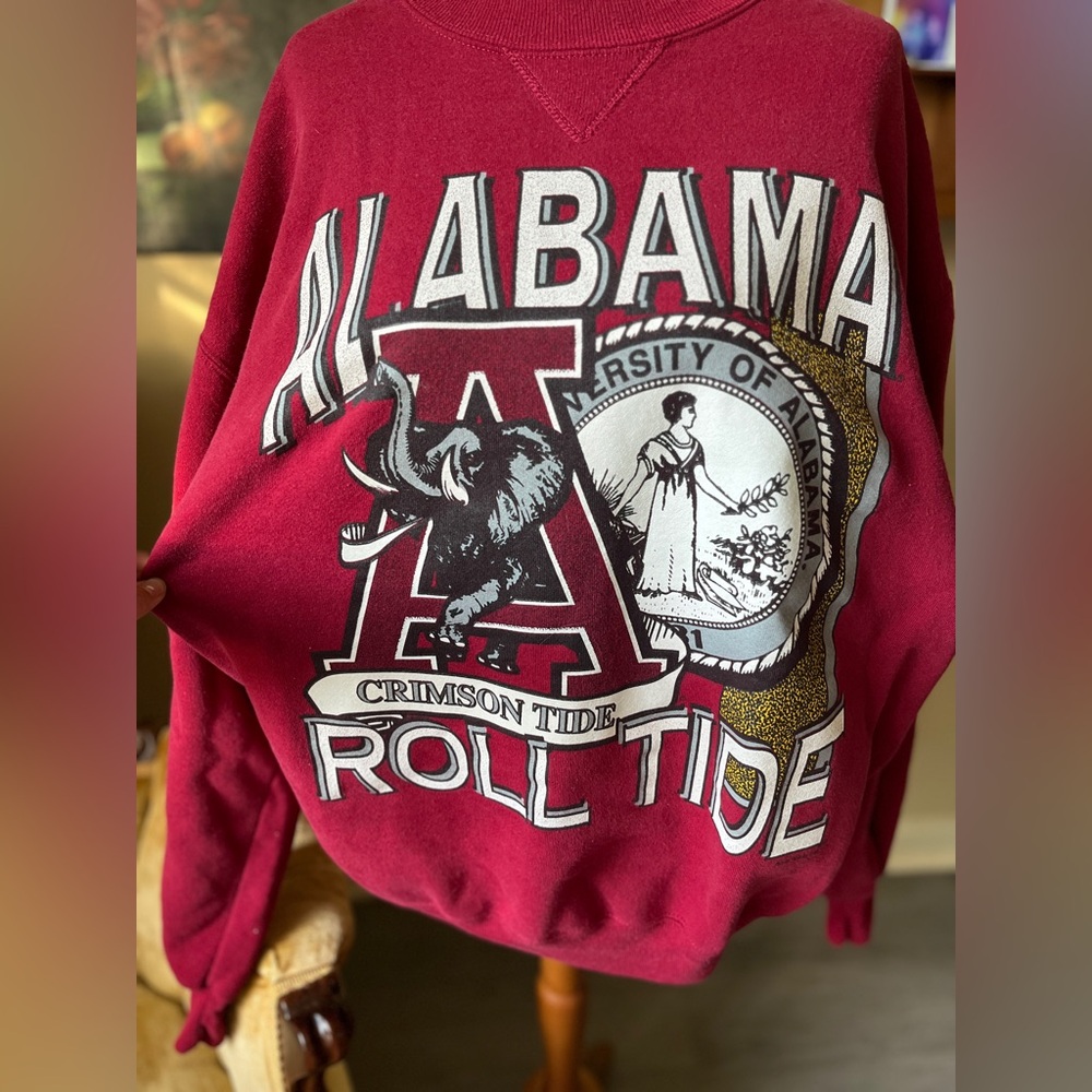☾ Vintage Alabama Crimson Tide Sweatshirt - Picture 2 of 5